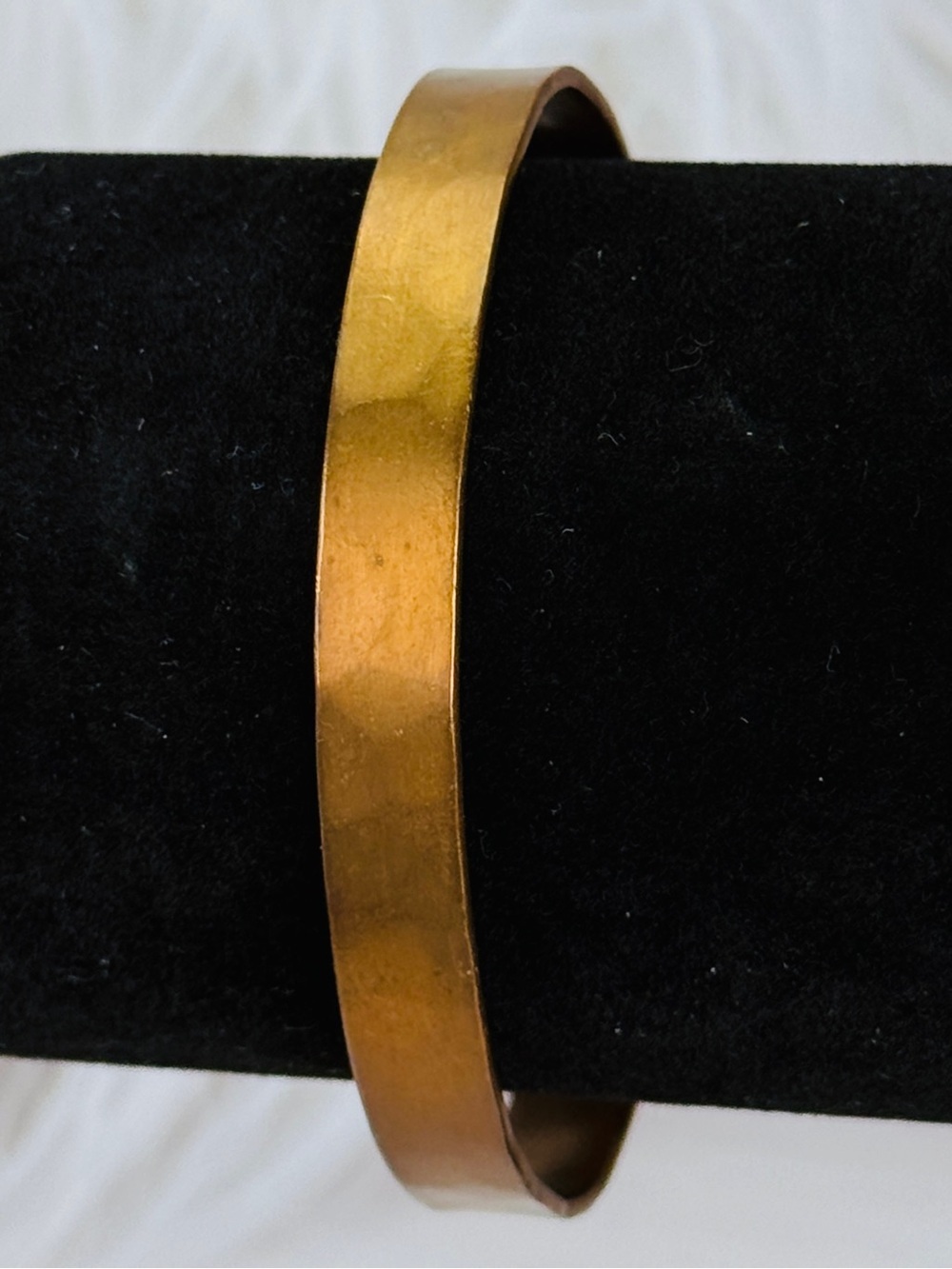 Vintage aged Coppertone Hammered Bohemian Chic Bracelet